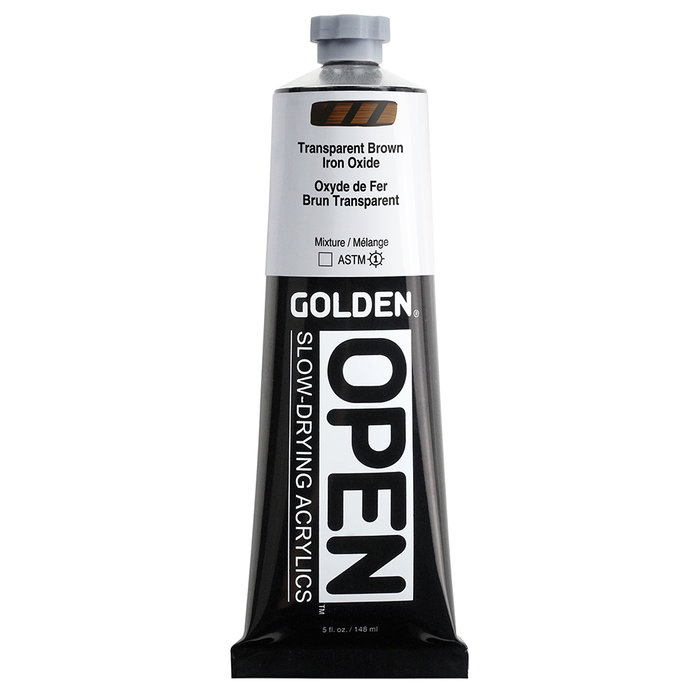 Golden OPEN Colores Acrílicos Óxido Marrón Transparente 59 ml Golden OPEN Colores Acrílicos Óxido Marrón Transparente 59 ml
