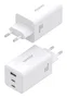 Aisens ASCH-100W3P051-W Cargador GaN 100W con 2 Puertos USB-C PD3.0/QC4.0/QC5.0 y 1 Puerto USB-A QC3.0 para Carga Rápida de Laptops y Móviles - Blanco