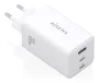 Aisens Cargador GaN 100W con 2xUSB-C y 1xUSB-A Blanco