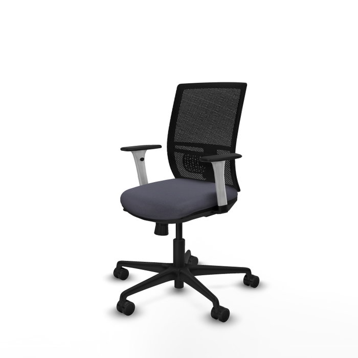 PIQUERAS Y CRESPO Silla de oficina Yunquera con mecanismo Sincro/Traslack, Gris oscuro y Negro PIQUERAS Y CRESPO Silla de oficina Yunquera con mecanismo Sincro/Traslack, Gris oscuro y Negro