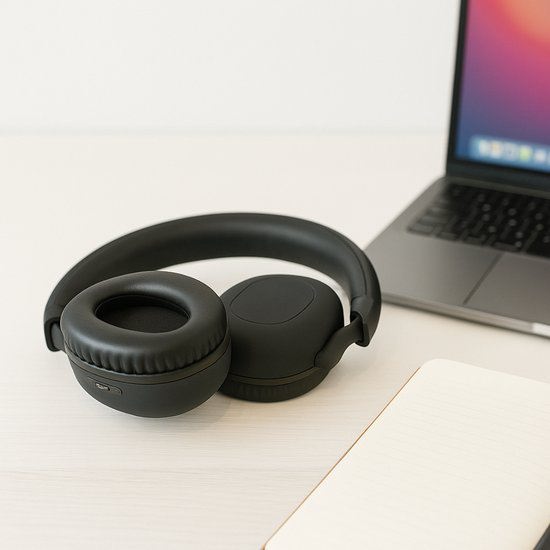 GRUNDIG Auricular Diadema ANC con Cancelación Activa de Ruido - Negro