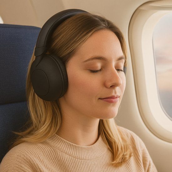 GRUNDIG Auricular Diadema ANC con Cancelación Activa de Ruido - Negro