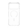 Care Samba Case para iPhone 17 Pro Max y 18 Pro Max, Transparente/Blanco con MagSafe