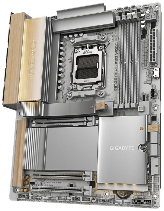 Gigabyte X870E AERO X3D WOOD Gigabyte X870E AERO X3D WOOD