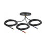 DeLOCK Antena Multibanda LTE-MIMO UMTS GSM GNSS 3 x SMA Negra