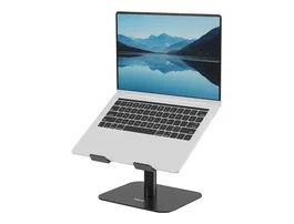 Fellowes Soporte para Portátil Aluminia Negro, Peana Ergonómica Ajustable, 280x245x65 mm