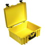 B&W Outdoor Case Type 6000 Amarillo con insertos de partición acolchados