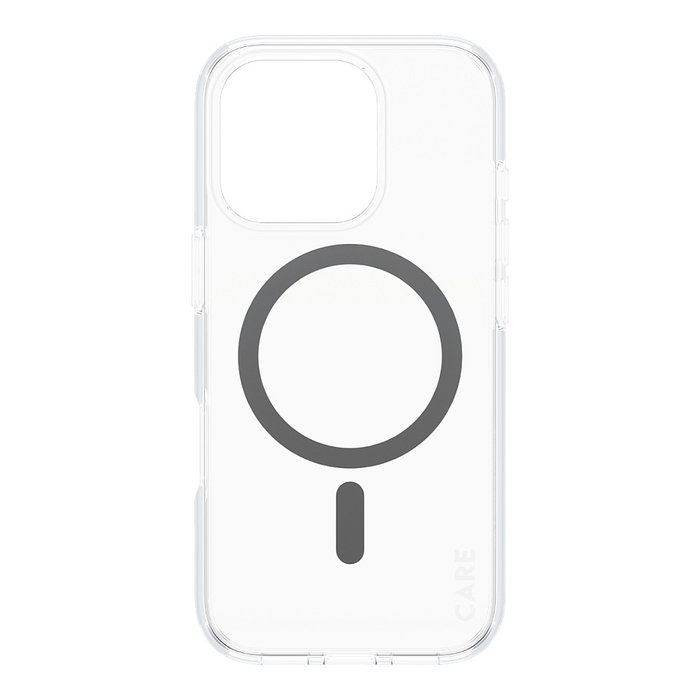 Care Flagship Case Urban Combat Transparente / Negro MagSafe para iPhone 16 Pro