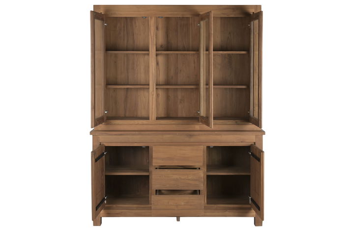 DKD Home Decor Vitrina Balines Marron 164 x 47 x 211.5 cm