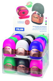 Afilalapiz Milan Capsule Copper Expositor 24 Unidades