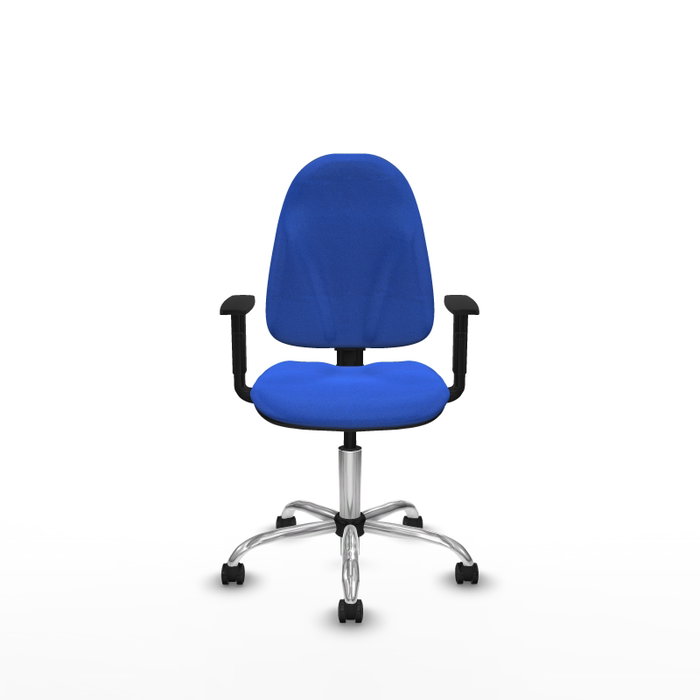 PIQUERAS Y CRESPO Silla de oficina Algarra Azul con Brazos 1D PIQUERAS Y CRESPO Silla de oficina Algarra Azul con Brazos 1D