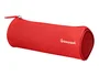 Liderpapel Estuche portatodo Classic cilíndrico ancho rojo