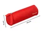 Liderpapel Estuche portatodo Classic cilíndrico ancho rojo