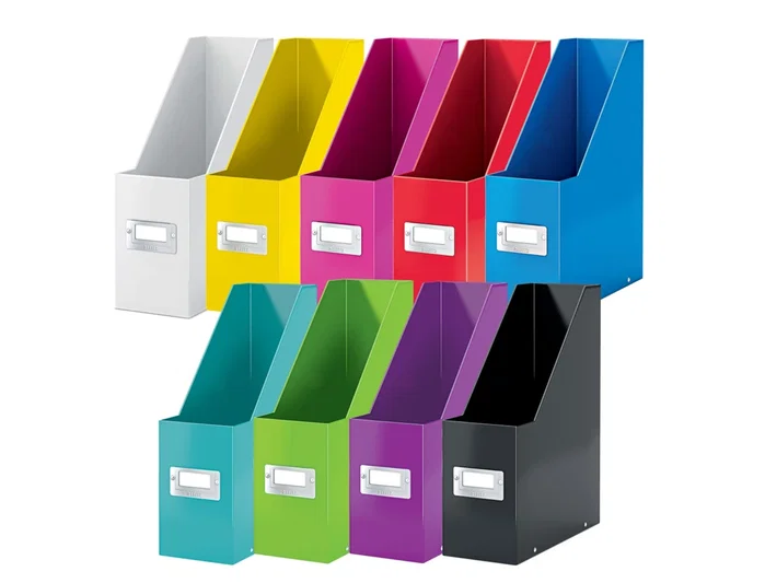 LEITZ Revistero Click&Store Plegable A4 Blanco