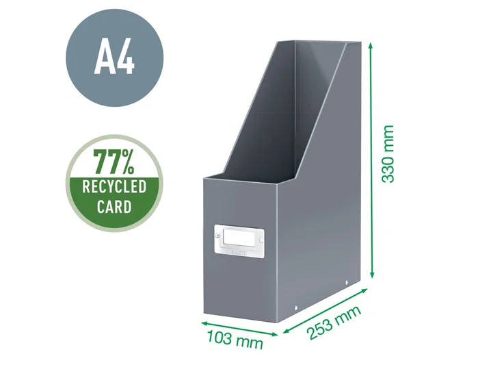 LEITZ Revistero Click&Store Plegable A4 Blanco