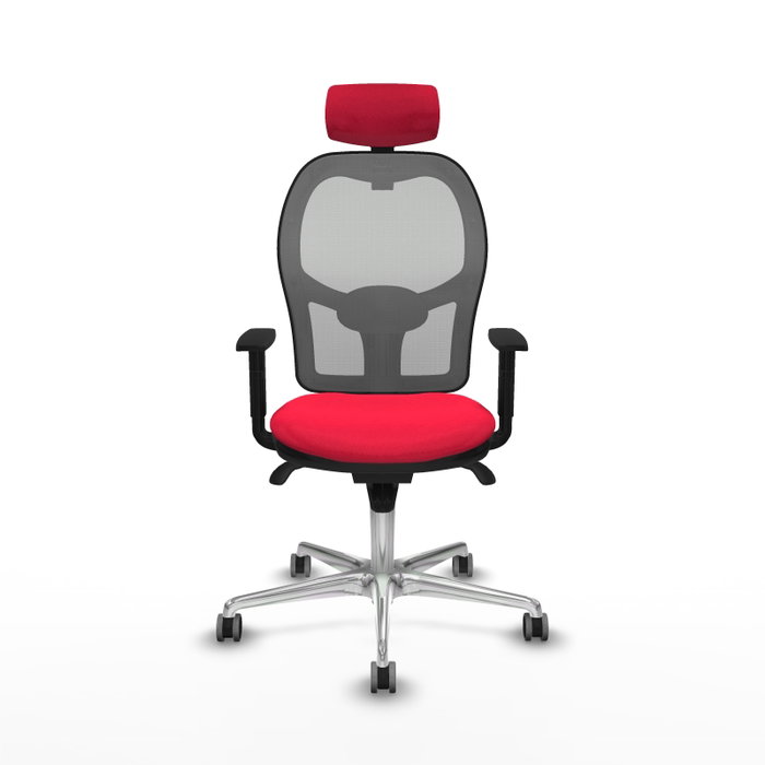 PIQUERAS Y CRESPO Silla de oficina Jorquera Rojo/Gris PIQUERAS Y CRESPO Silla de oficina Jorquera Rojo/Gris