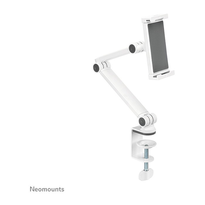 Neomounts DS15-545WH1 Soporte para Tableta con Abrazadera de Escritorio Blanco