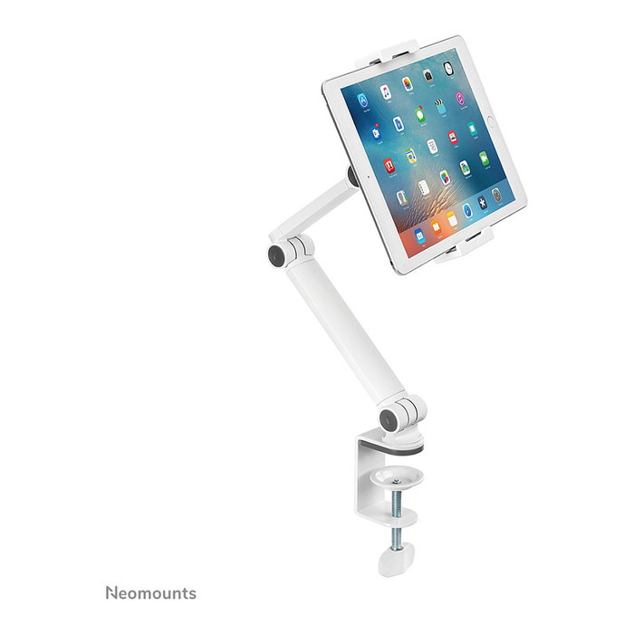 Neomounts DS15-545WH1 Soporte para Tableta con Abrazadera de Escritorio Blanco