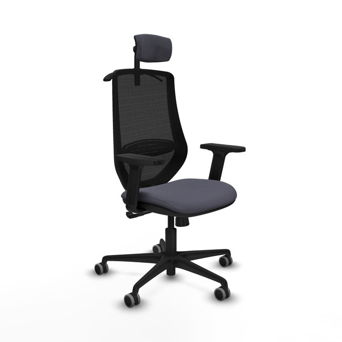 PIQUERAS Y CRESPO Silla de oficina Mardos con mecanismo Sincro, Gris oscuro y Negro PIQUERAS Y CRESPO Silla de oficina Mardos con mecanismo Sincro, Gris oscuro y Negro