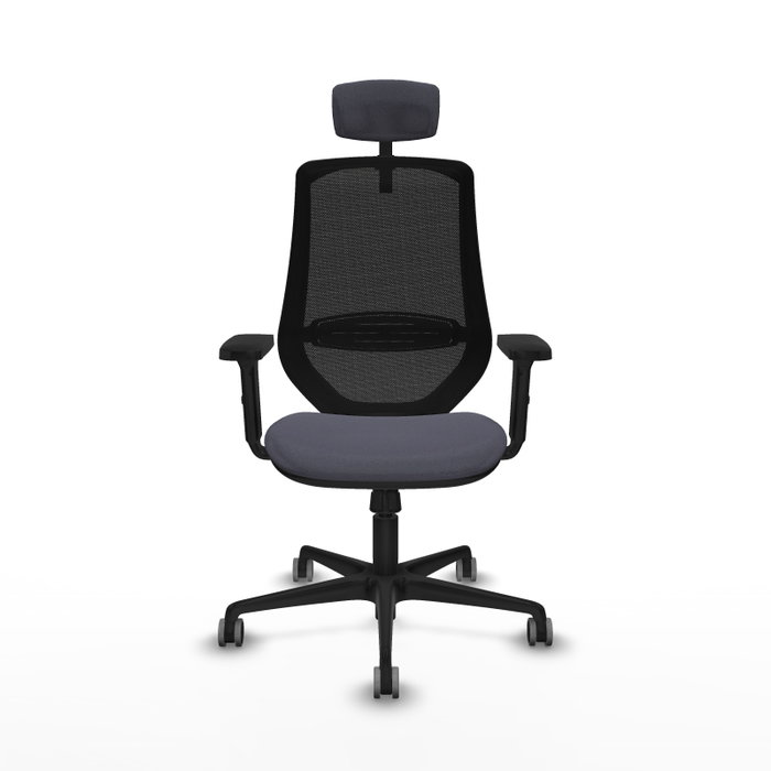 PIQUERAS Y CRESPO Silla de oficina Mardos con mecanismo Sincro, Gris oscuro y Negro PIQUERAS Y CRESPO Silla de oficina Mardos con mecanismo Sincro, Gris oscuro y Negro