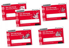 Oxford University Press, Read Write Inc. Phonics: Get Writing! Red Ditty Books 1-5 Mixed