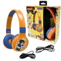 Lexibook Auriculares 2 en 1 con cable y Bluetooth LEX3380743090887 Naruto cómodos y plegables con limitación de sonido