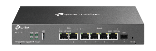 TP-Link ER707-M2 Omada Router VPN Multi-Gigabit 2.5G Negro