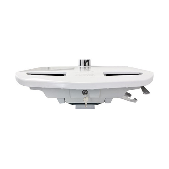 Ergotron StyleView SV41 Carro Multimedia con Brazo LCD, Blanco, Hasta 61 cm (24"), 16 kg Capacidad, Aluminio, Inclinación 0-25°, Ángulo 90°
