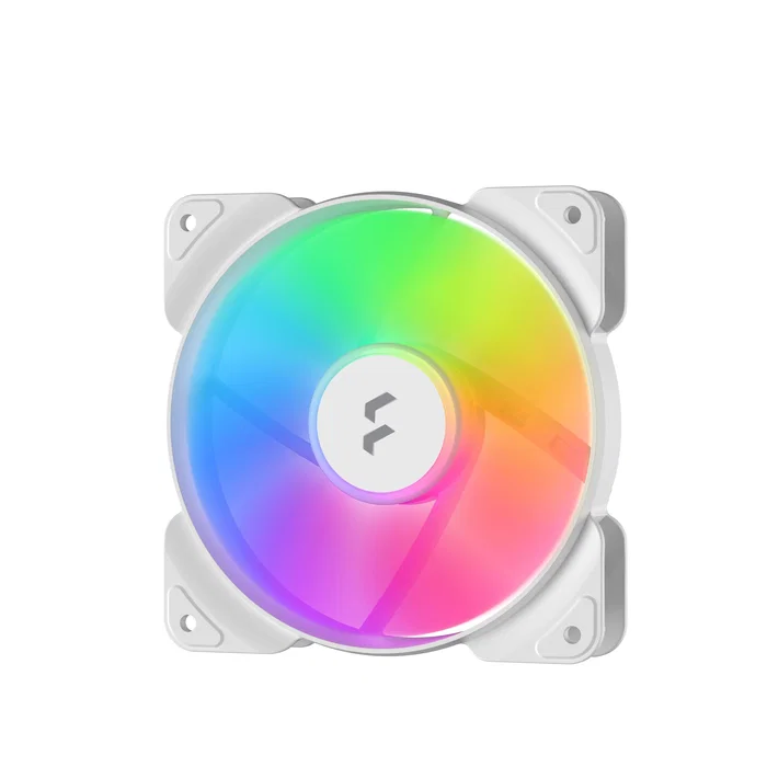 Fractal Design Aspect 12 RGB PWM Ventilador para PC 120mm - Blanco - 7 Aspas - 2000 RPM - Control PWM - Iluminación RGB - FD-F-AS1-1209