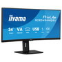 Iiyama ProLite XCB3494WQSU-B1 Monitor Curvo 34 Pulgadas UWQHD 120Hz VA