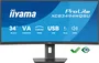 Iiyama ProLite XCB3494WQSU-B1 Monitor Curvo 34 Pulgadas UWQHD 120Hz VA