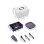Hermia Dp-71 Set de Picnic de Plástico Púrpura para 6 Personas