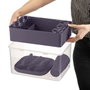 Hermia Dp-71 Set de Picnic de Plástico Púrpura para 6 Personas