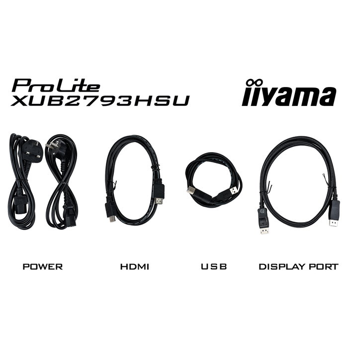 Iiyama ProLite XUB2793QSU-B7 Monitor 27'' WQHD IPS 100Hz Negro Iiyama ProLite XUB2793QSU-B7 Monitor 27'' WQHD IPS 100Hz Negro