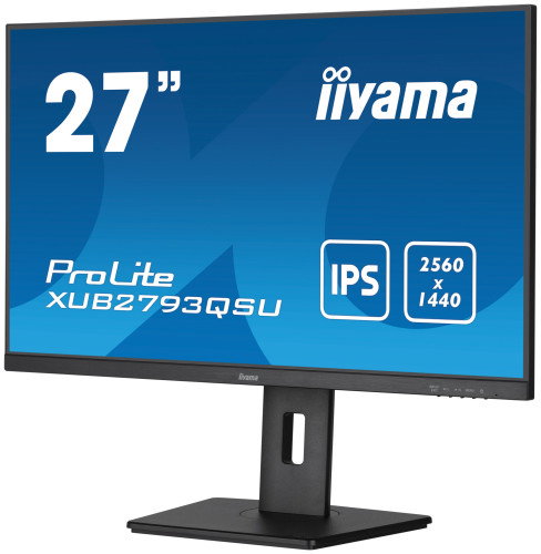 Iiyama ProLite XUB2793QSU-B7 Monitor 27'' WQHD IPS 100Hz Negro Iiyama ProLite XUB2793QSU-B7 Monitor 27'' WQHD IPS 100Hz Negro