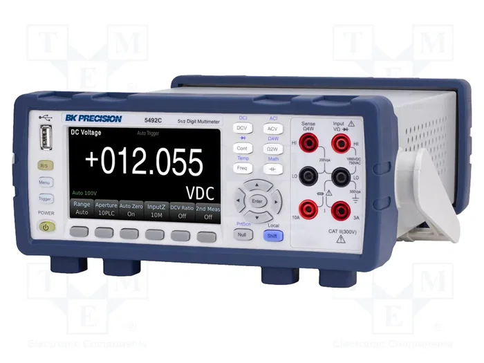 B&K PRECISION BK5492C Multímetro de mesa de 5,5 dígitos con True RMS AC
