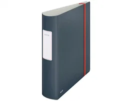 Esselte Archivador de palanca Leitz Active Cosy Polyfoam 180 Din A4 lomo 82 mm gris