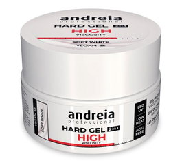 Andreia Hard Gel High Viscosity Glitter Soft White 22gr