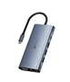 Leotec Docking Station 11 en 1 LEDS01 Gris con USB-C PD 100W, HDMI y VGA