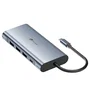 Leotec Docking Station 11 en 1 LEDS01 Gris con USB-C PD 100W, HDMI y VGA