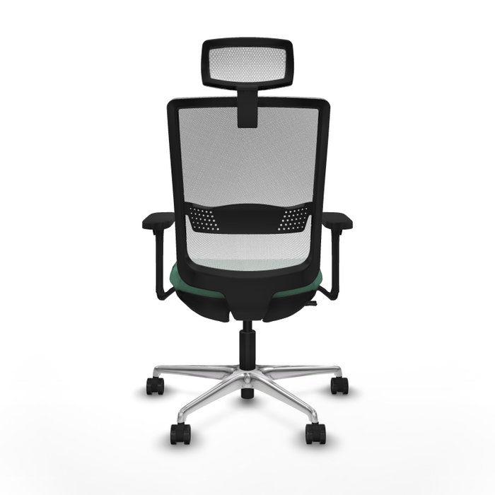 PIQUERAS Y CRESPO Silla de oficina Haches Verde esmeralda y Blanco PIQUERAS Y CRESPO Silla de oficina Haches Verde esmeralda y Blanco