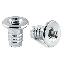 HERRAJES ALK Tuerca Embutir Cabeza Blocante D14 M6 Zincado para Muebles