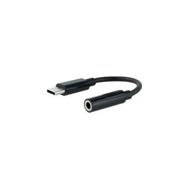 Nano Cable 10.24.1205 Adaptador Audio USB Tipo-C Macho a Jack 3.5 Hembra Negro