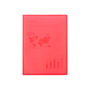 Liderpapel Carpeta Escaparate DIN A3 Rojo Translúcido con 40 Fundas