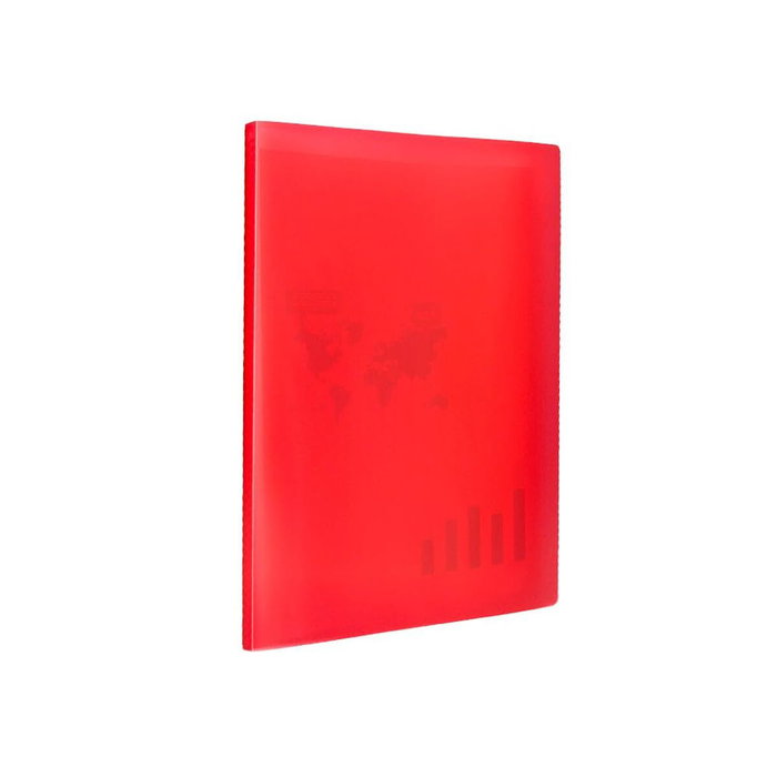 Liderpapel Carpeta Escaparate DIN A3 Rojo Translúcido con 40 Fundas Liderpapel Carpeta Escaparate DIN A3 Rojo Translúcido con 40 Fundas