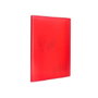 Liderpapel Carpeta Escaparate DIN A3 Rojo Translúcido con 40 Fundas