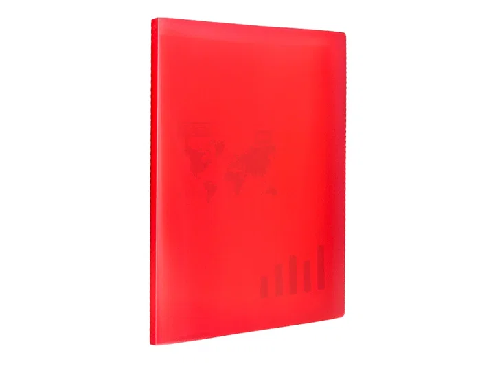 Liderpapel Carpeta Escaparate DIN A3 Rojo Translúcido con 40 Fundas Liderpapel Carpeta Escaparate DIN A3 Rojo Translúcido con 40 Fundas