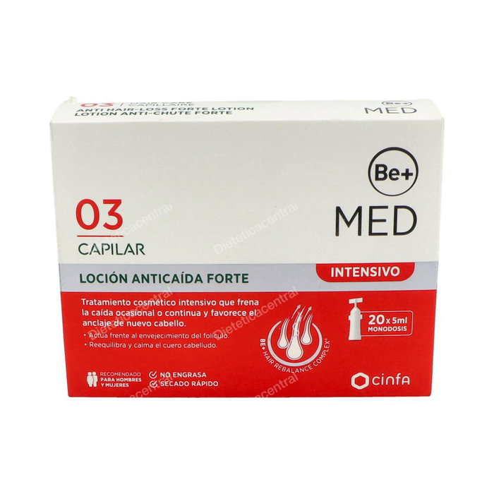 BE+ Anticaída Loción Forte 20 x 5ml BE+ Anticaída Loción Forte 20 x 5ml