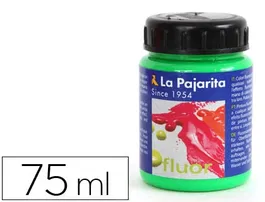 La Pajarita F-06 Pintura Acrílica Verde Césped 75ml Acabado Brillante Visible con Luz Negra