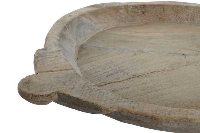 DKD Home Decor Centro Mesa Teca Chapati Pieza Unica Natural